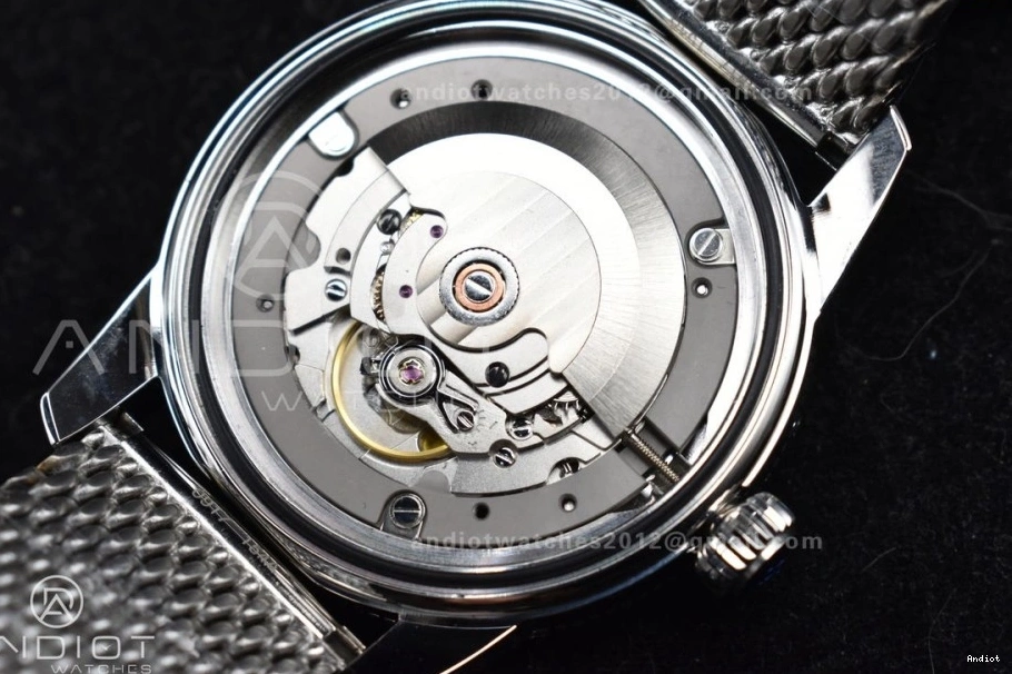 Bracelet Mesh BLSF Bezel SS White Dial II Heritage Ceramic A on 1186 SuperOcean SS Blue WellDesigned 42mm 0731